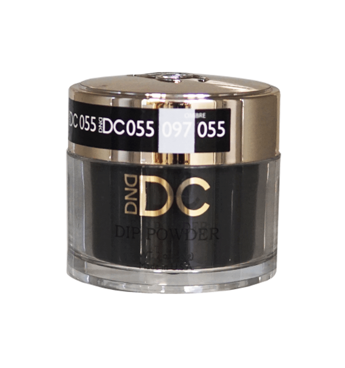 DND DC Acrylic & Dip Powder - DC055 Black Ocean - DTK Nail Supply