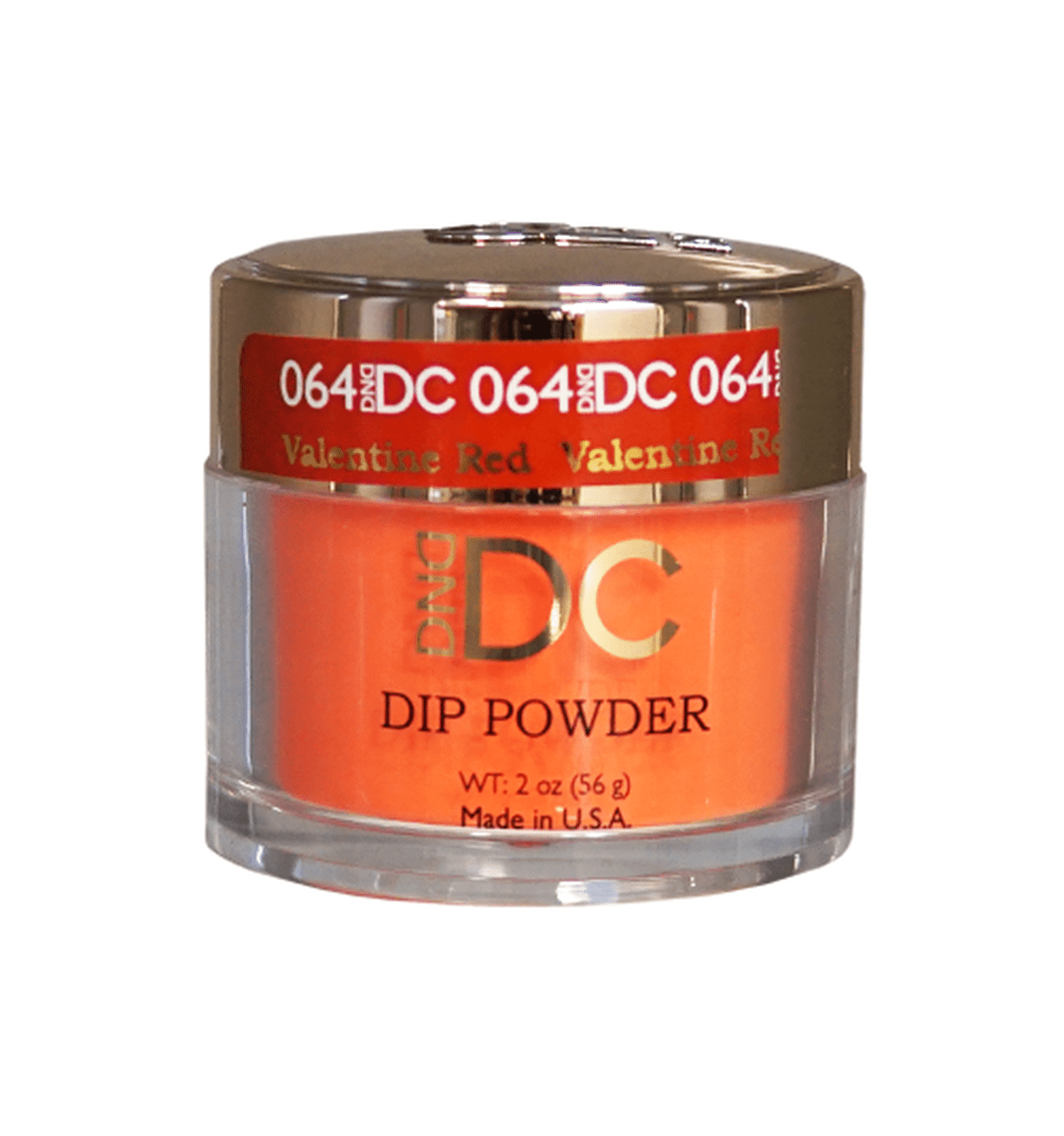 DND DC Acrylic & Dip Powder - DC064 Valentine Red - DTK Nail Supply
