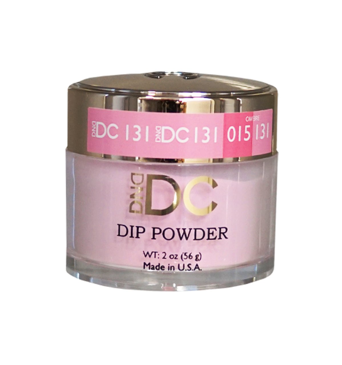 DND DC Acrylic & Dip Powder - DC131 White Magenta - DTK Nail Supply