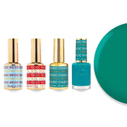 DND DC Gel & Lacquer Combo - Base Top Gel & 036 Dublin Green - DTK Nail Supply