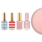 DND DC Gel & Lacquer Combo - Base Top Gel & 151 Nude Pink - DTK Nail Supply