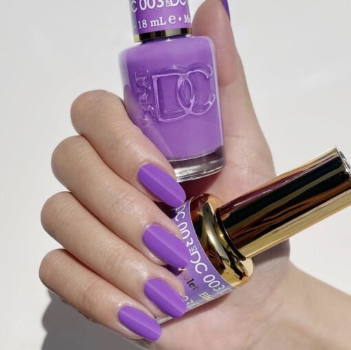 DND DC Gel Nail Polish Duo - 003 Blue Violet - DTK Nail Supply