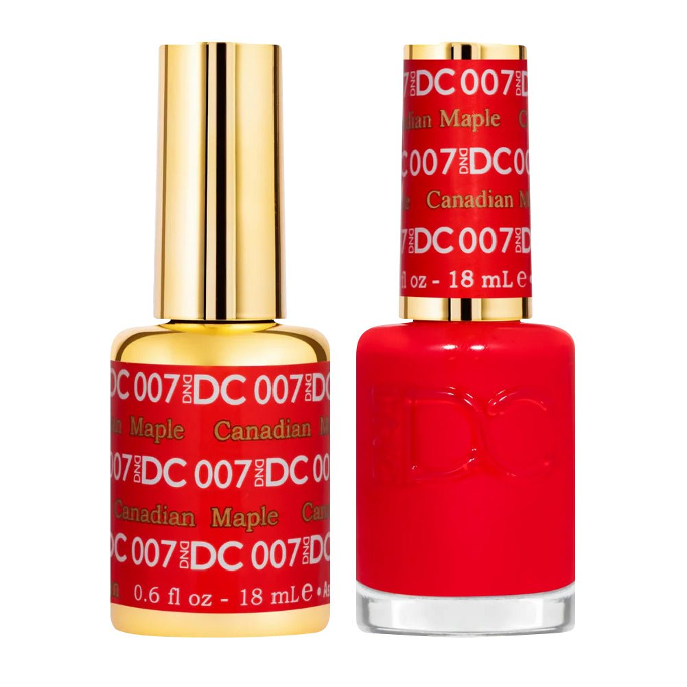 DND DC Gel Nail Polish Duo - 007 Canadian Maple - DTK Nail Supply