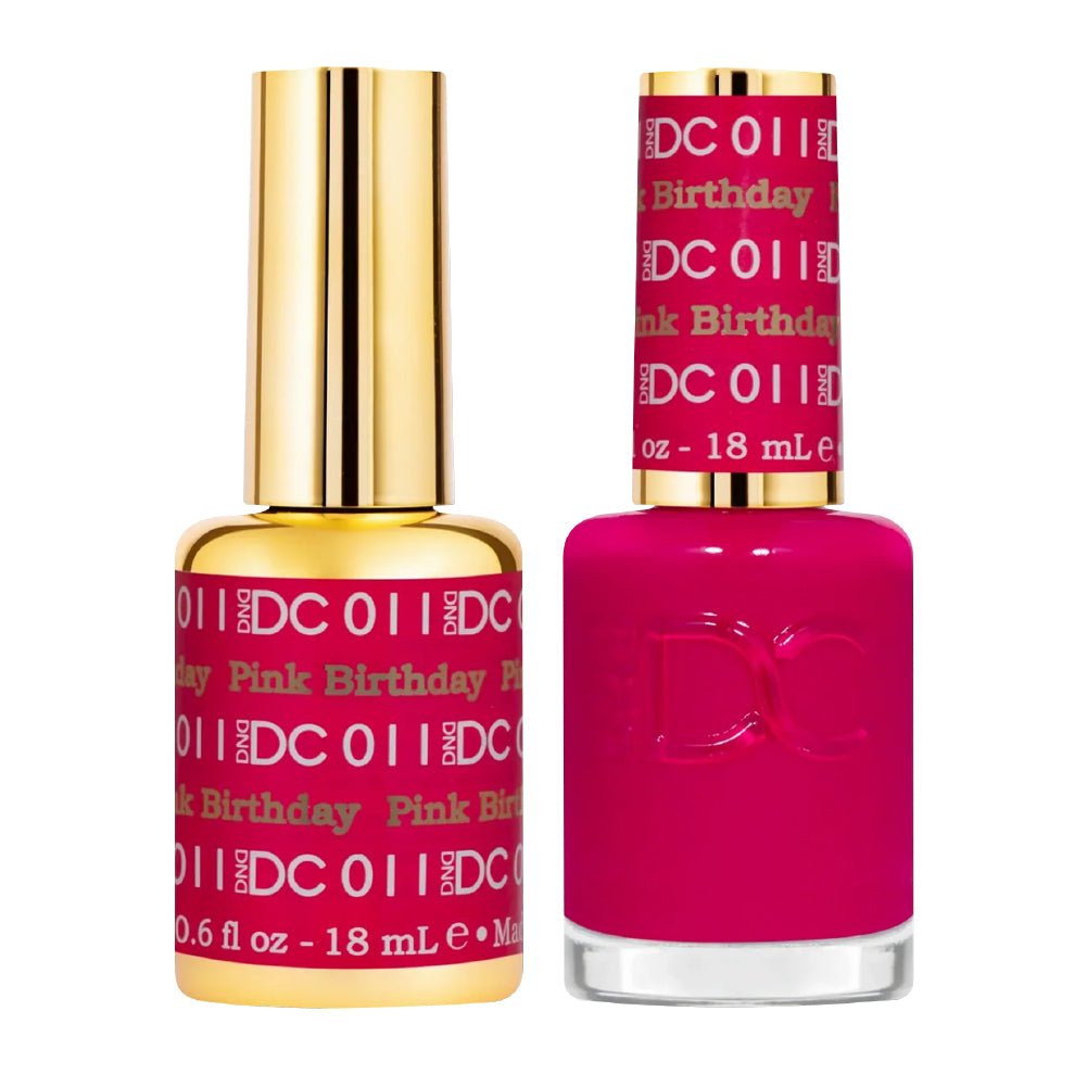 DND DC Gel Nail Polish Duo - 011 Pink Birthday - DTK Nail Supply