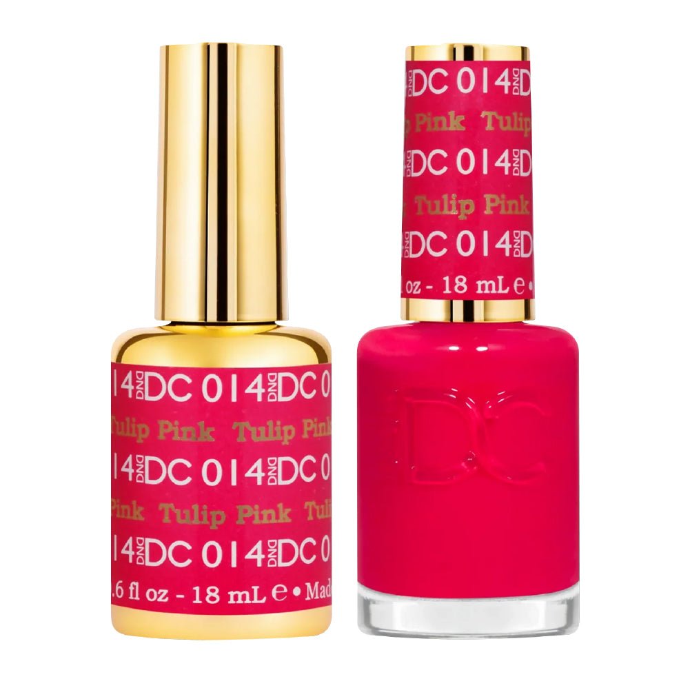 DND DC Gel Nail Polish Duo - 014 Tulip Pink - DTK Nail Supply