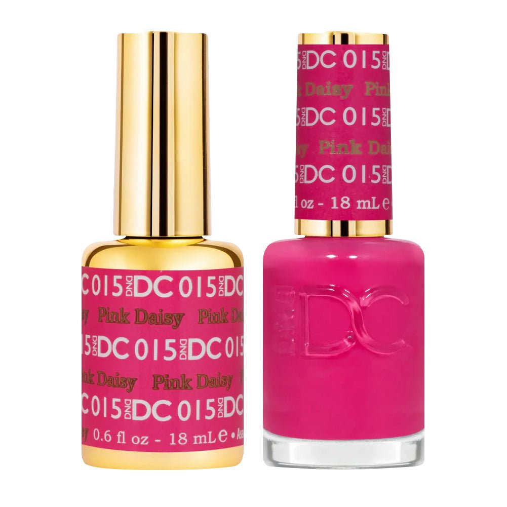 DND DC Gel Nail Polish Duo - 015 Pink Daisy - DTK Nail Supply