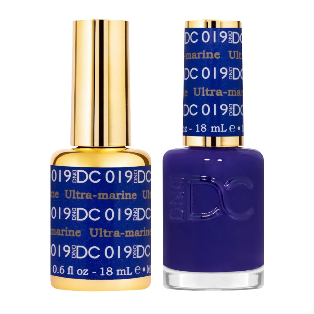 DND DC Gel Nail Polish Duo - 019 Ultra Marine - DTK Nail Supply