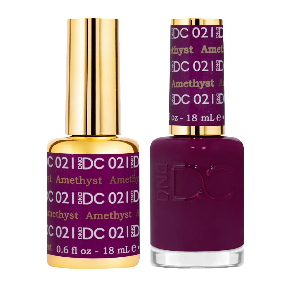 DND DC Gel Nail Polish Duo - 021 Amethyst - DTK Nail Supply