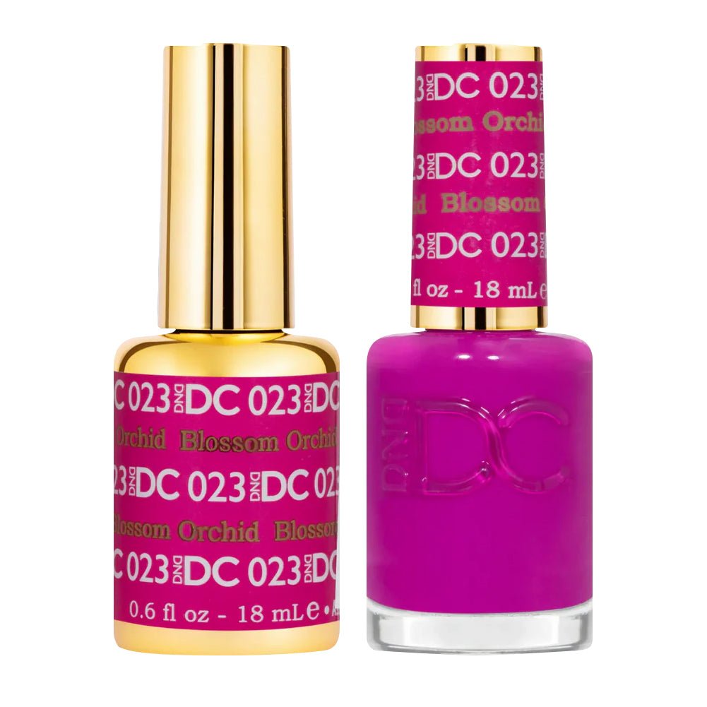 DND DC Gel Nail Polish Duo - 023 Blossom Orchid - DTK Nail Supply