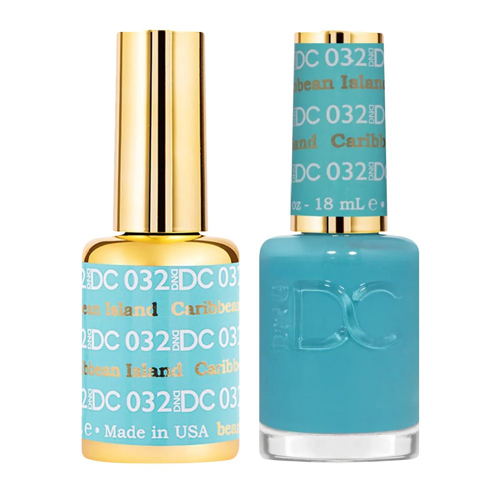 DND DC Gel Nail Polish Duo - 032 Carribean Island - DTK Nail Supply