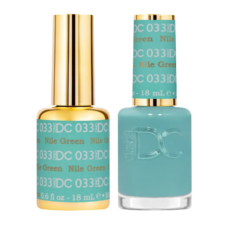 DND DC Gel Nail Polish Duo - 033 Nile Green - DTK Nail Supply
