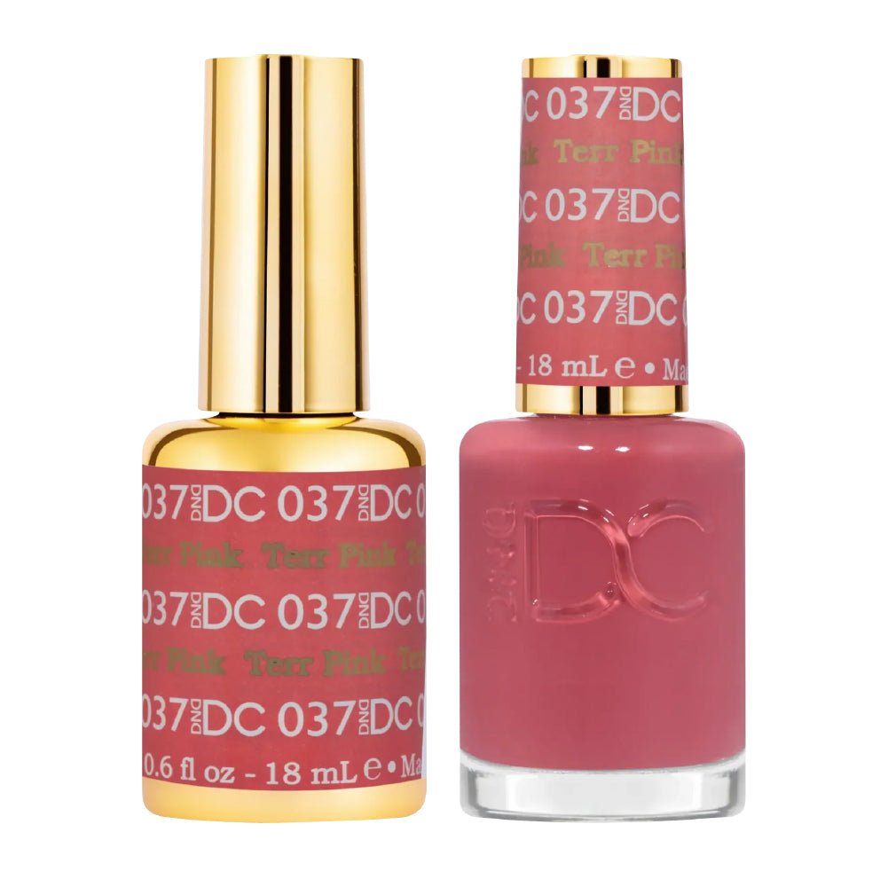 DND DC Gel Nail Polish Duo - 037 Terr Pink - DTK Nail Supply