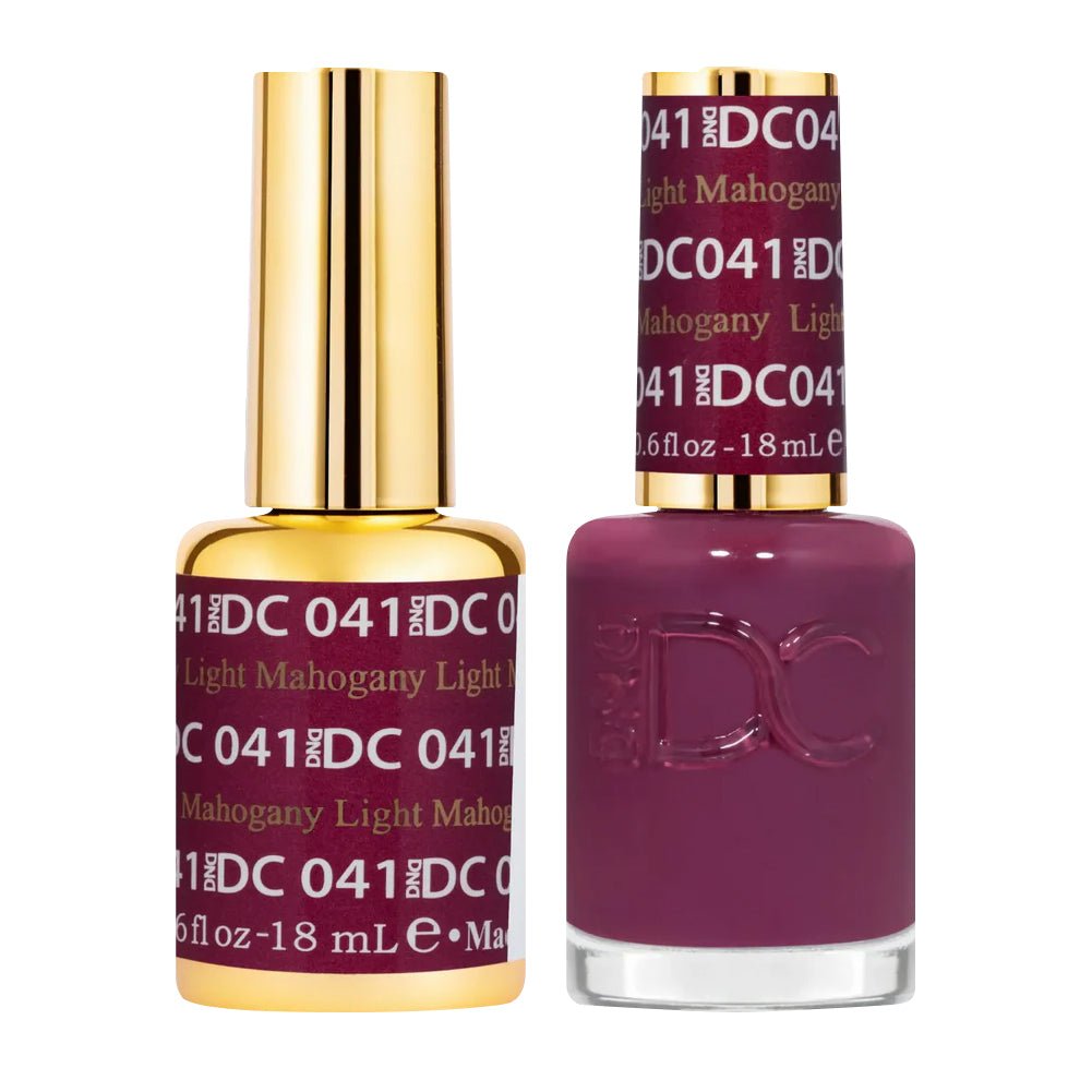 DND DC Gel Nail Polish Duo - 041 Light Mahogany - DTK Nail Supply