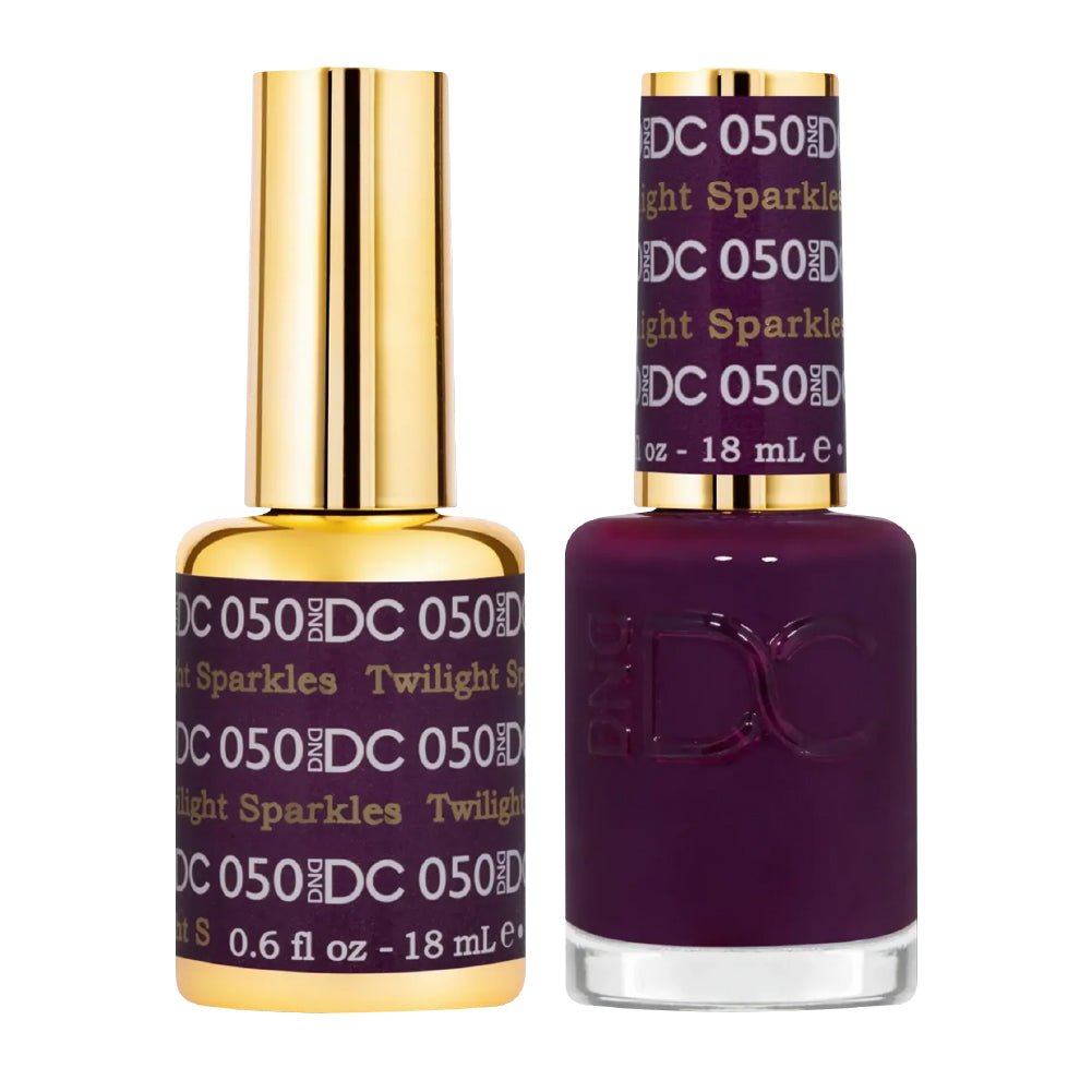 DND DC Gel Nail Polish Duo - 050 Twilight Sparkles - DTK Nail Supply