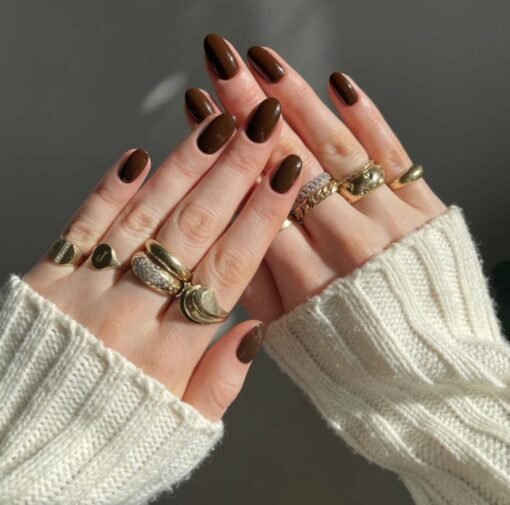DND DC Gel Nail Polish Duo - 052 Walnut Brown - DTK Nail Supply