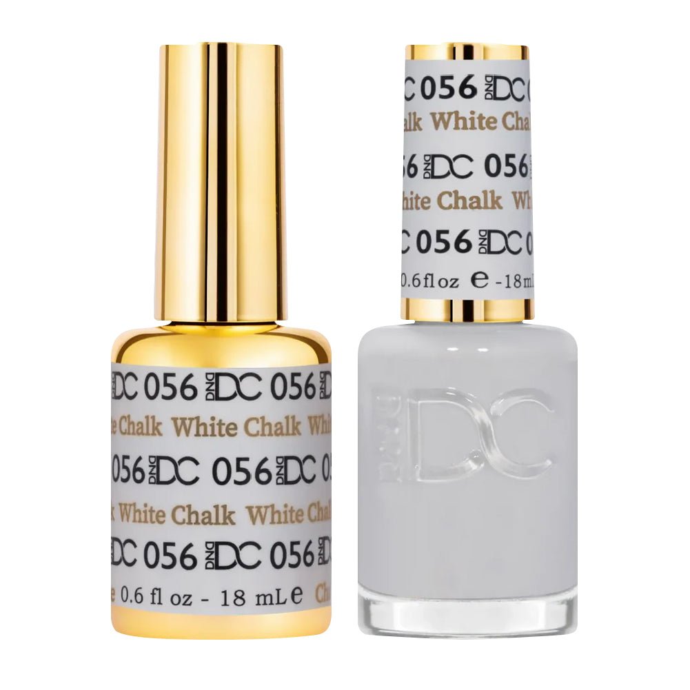 DND DC Gel Nail Polish Duo - 056 White Chalk - DTK Nail Supply