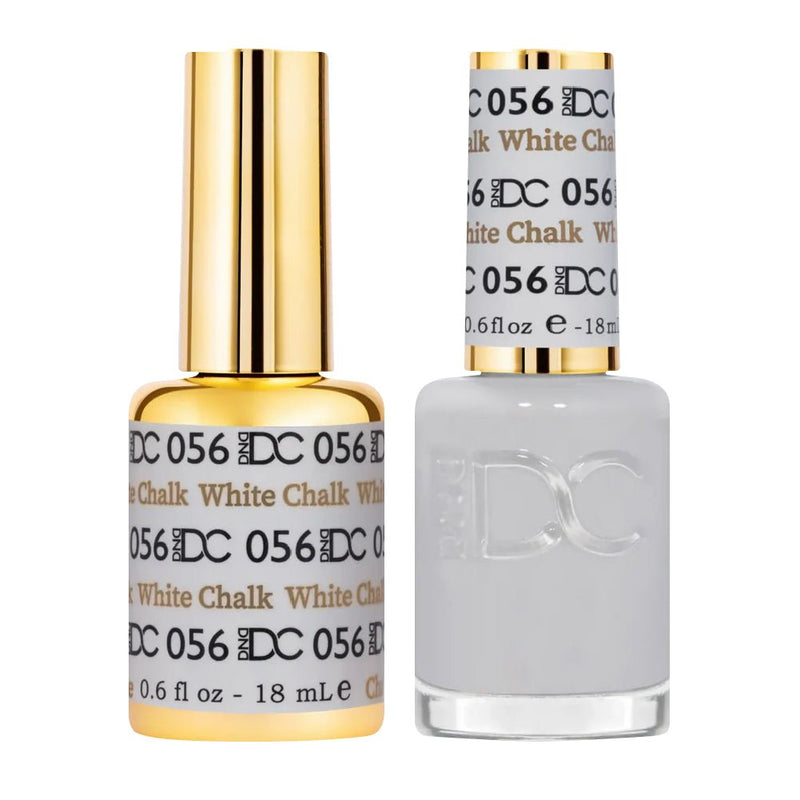 DND DC Gel Nail Polish Duo - 056 White Chalk - DTK Nail Supply
