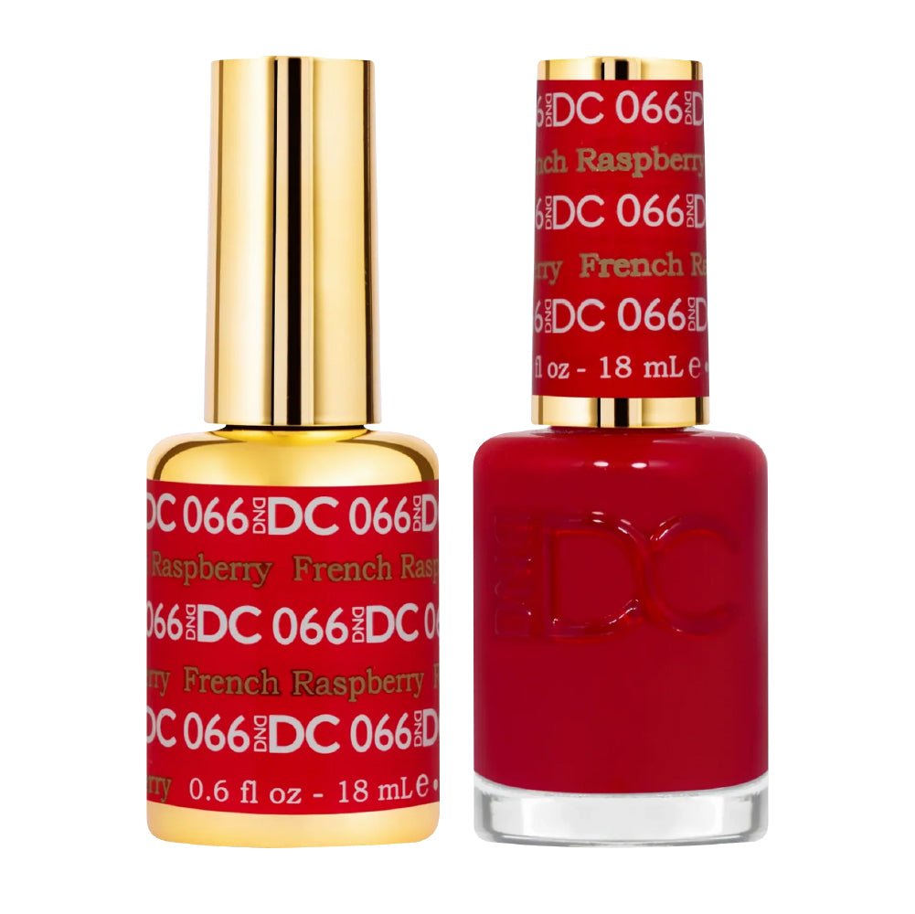 DND DC Gel Nail Polish Duo - 066 French Raspberry - DTK Nail Supply