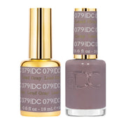 DND DC Gel Nail Polish Duo - 079 Lead Gray - DTK Nail Supply