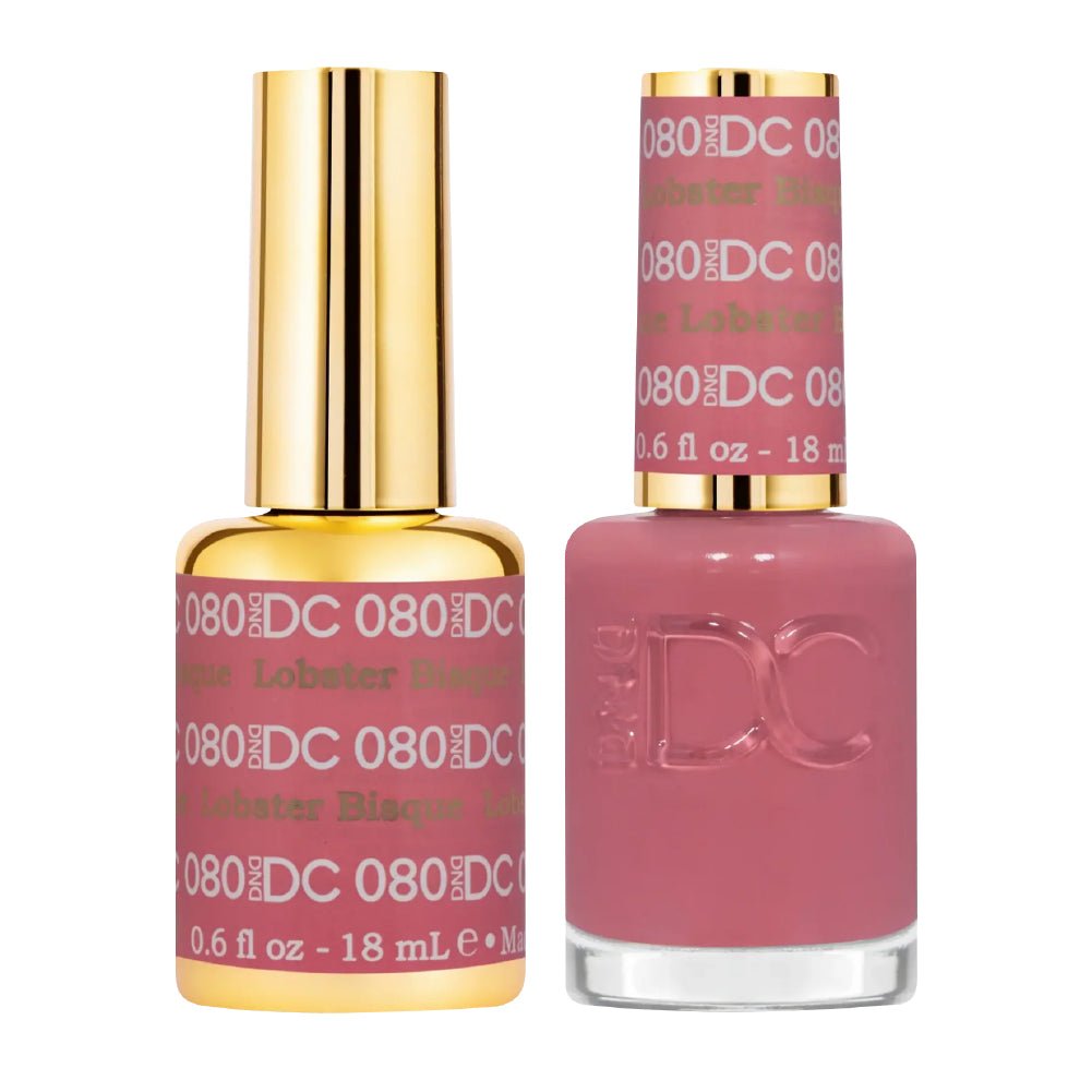 DND DC Gel Nail Polish Duo - 080 Lobstor Bisque - DTK Nail Supply