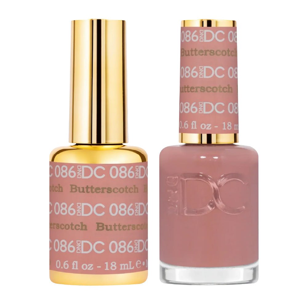 DND DC Gel Nail Polish Duo - 086 Butterscotch - DTK Nail Supply