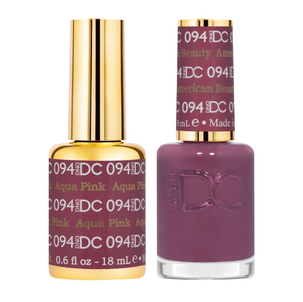 DND DC Gel Nail Polish Duo - 094 American Beauty - DTK Nail Supply