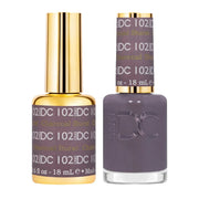 DND DC Gel Nail Polish Duo - 102 Charcoal Burnt - DTK Nail Supply