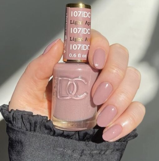 DND DC Gel Nail Polish Duo - 107 Light Apricot - DTK Nail Supply