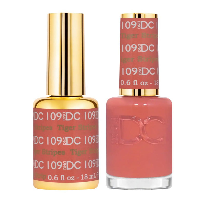 DND DC Gel Nail Polish Duo - 109 Tiger Stripes - DTK Nail Supply