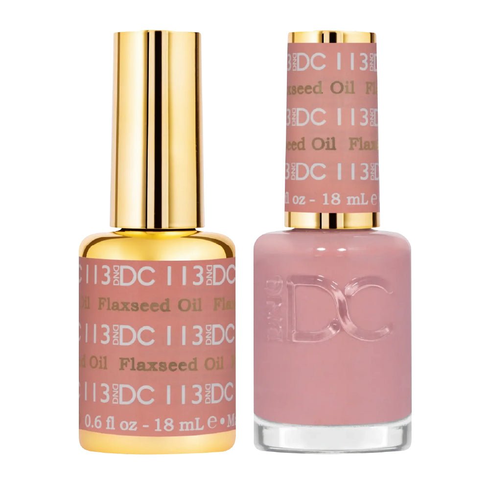 DND DC Gel Nail Polish Duo - 113 Flaxseed Oil - DTK Nail Supply