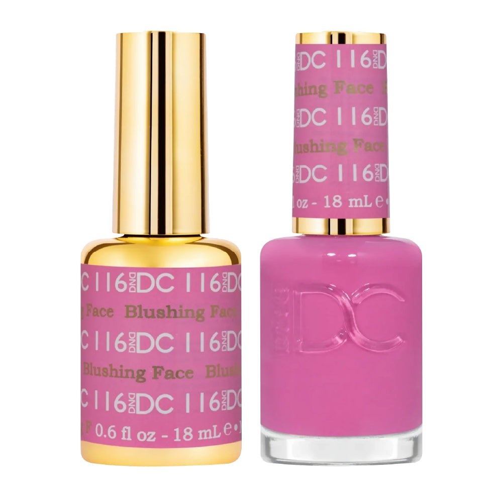 DND DC Gel Nail Polish Duo - 116 Blushing Face - DTK Nail Supply