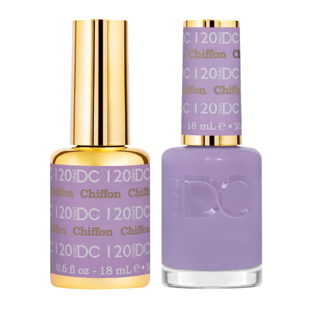 DND DC Gel Nail Polish Duo - 120 Chiffron - DTK Nail Supply