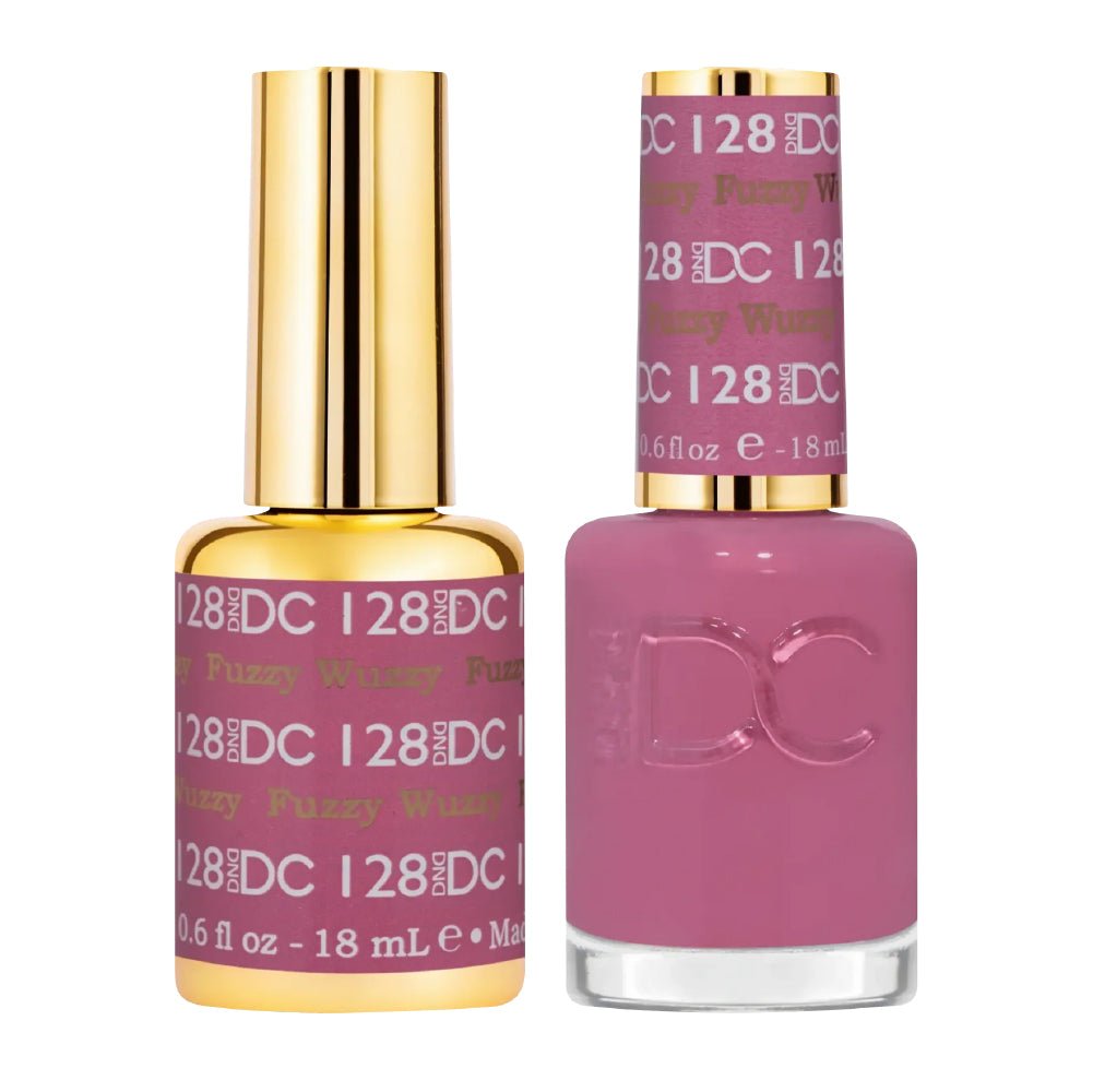 DND DC Gel Nail Polish Duo - 128 Fuzzy Wuzzy - DTK Nail Supply