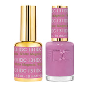 DND DC Gel Nail Polish Duo - 131 White Magenta - DTK Nail Supply