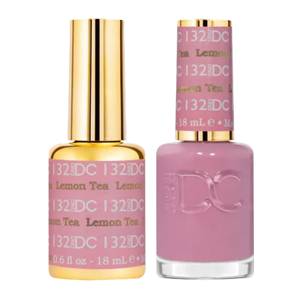 DND DC Gel Nail Polish Duo - 132 Lemon Tea - DTK Nail Supply