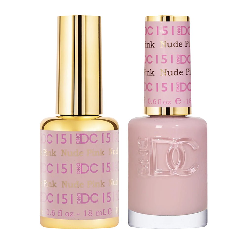 DND DC Gel Nail Polish Duo - 151 Nude Pink - DTK Nail Supply