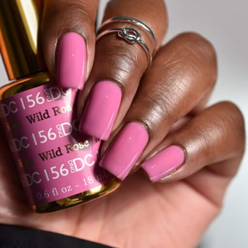 DND DC Gel Nail Polish Duo - 156 Wild Rose - DTK Nail Supply