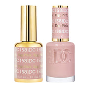 DND DC Gel Nail Polish Duo - 158 Egg Pink - DTK Nail Supply