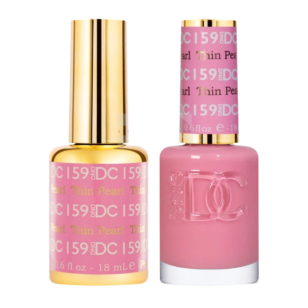 DND DC Gel Nail Polish Duo - 159 Thin Pearl - DTK Nail Supply