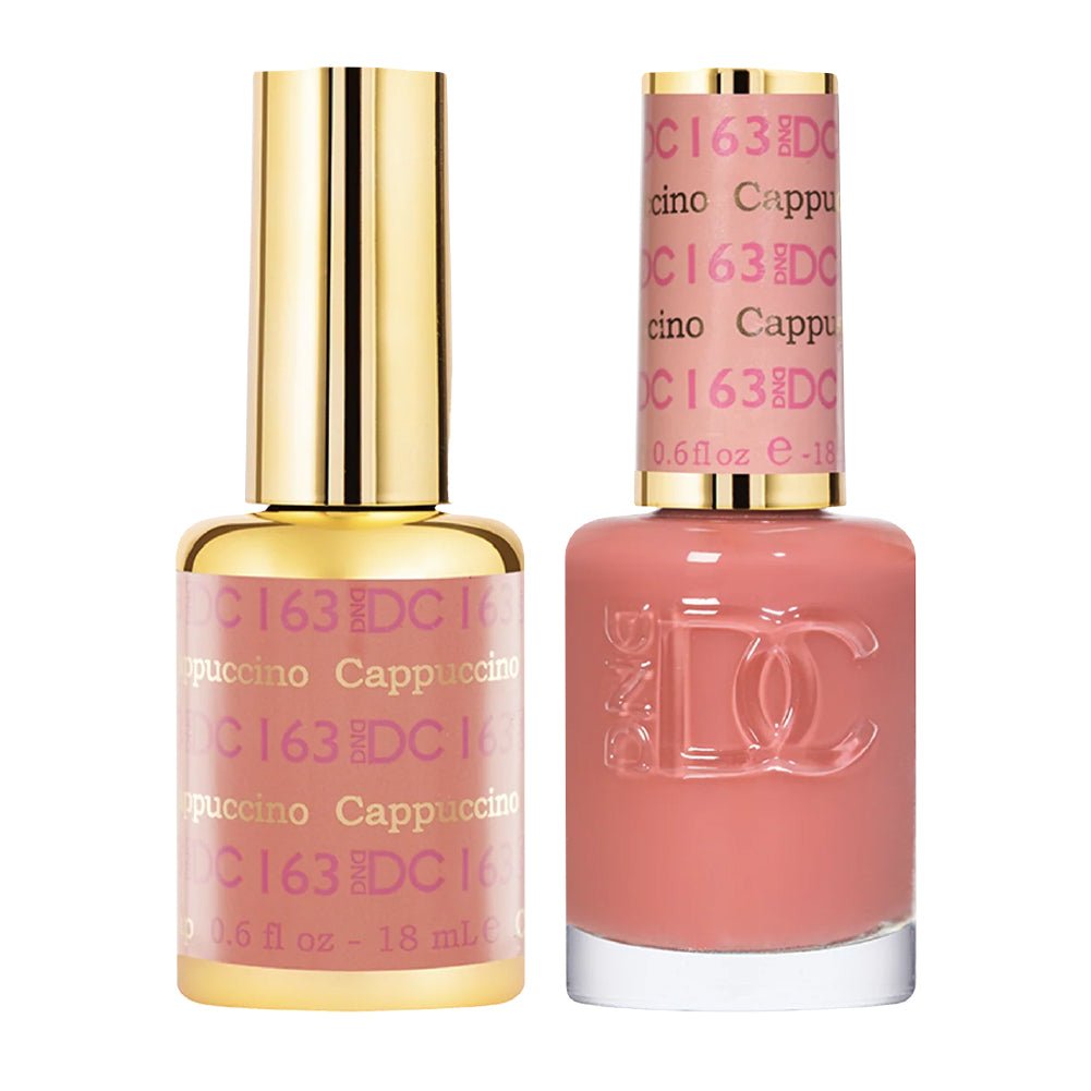 DND DC Gel Nail Polish Duo - 163 Cappuccino - DTK Nail Supply