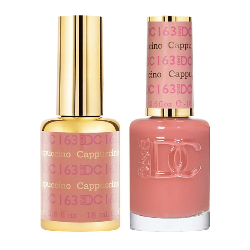 DND DC Gel Nail Polish Duo - 163 Cappuccino - DTK Nail Supply