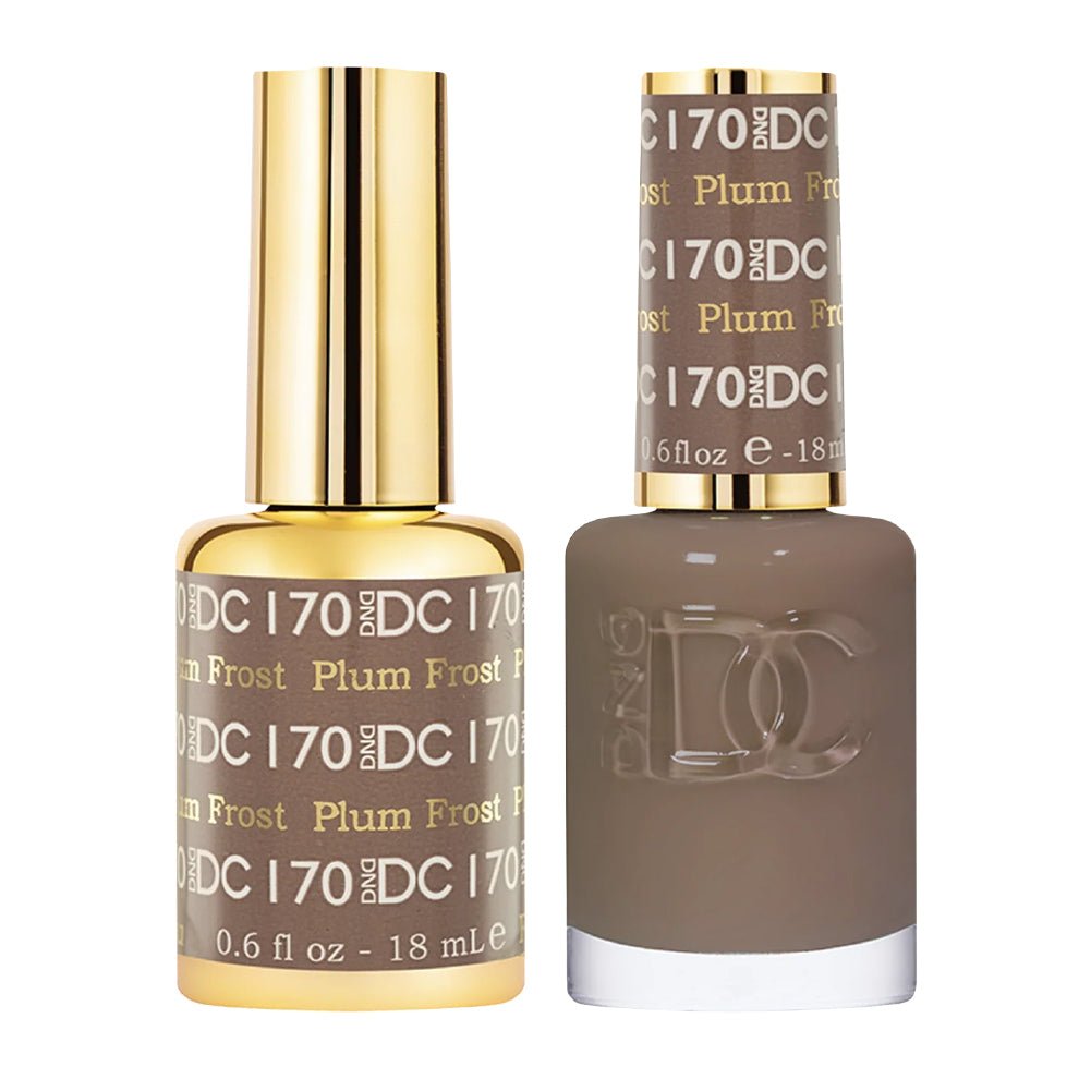 DND DC Gel Nail Polish Duo - 170 Plum Frost - DTK Nail Supply