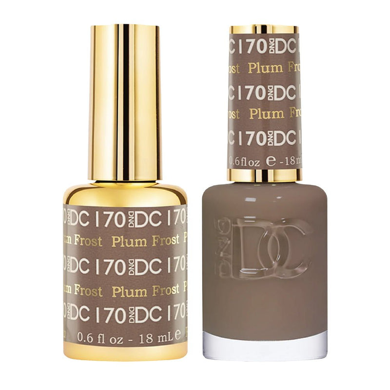 DND DC Gel Nail Polish Duo - 170 Plum Frost - DTK Nail Supply