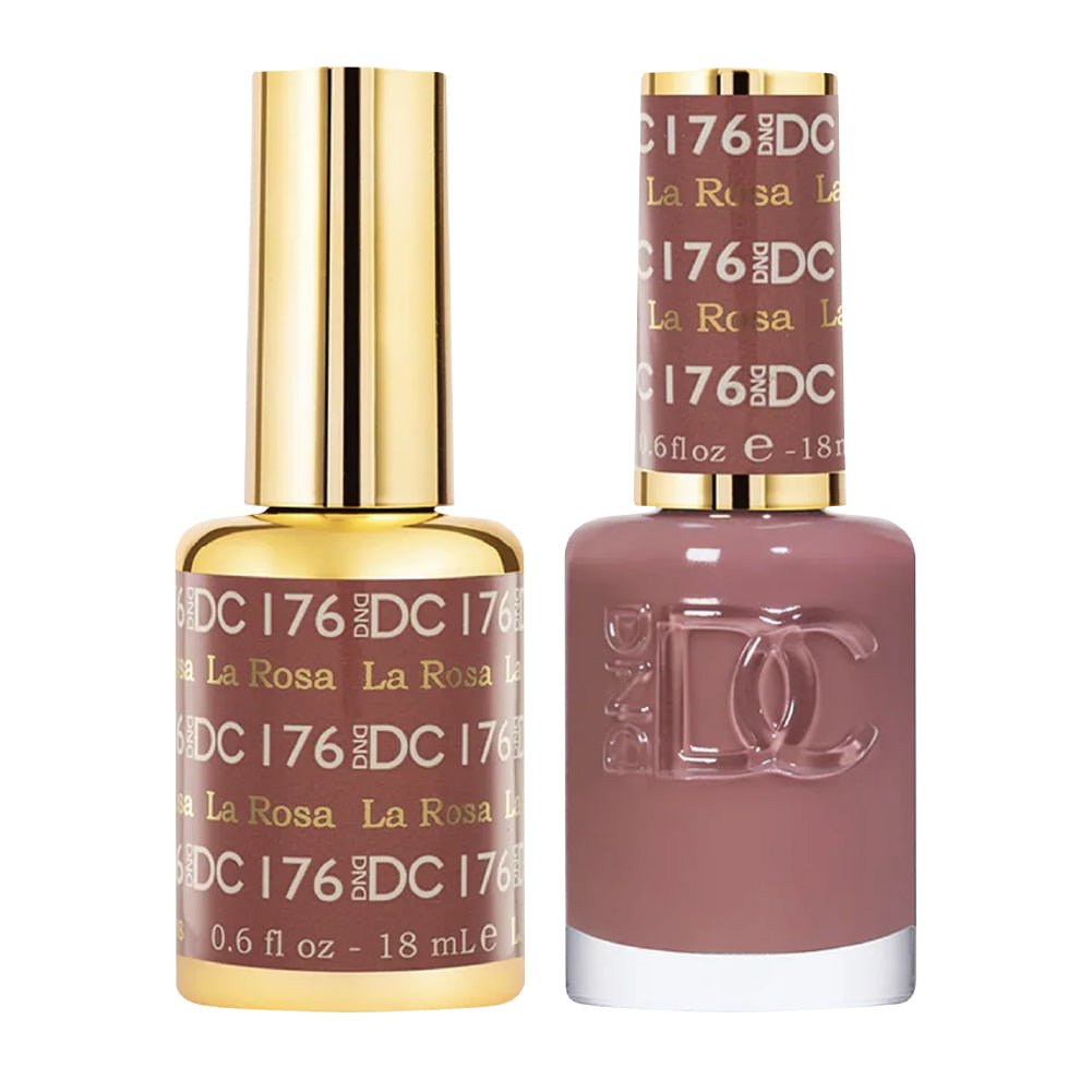 DND DC Gel Nail Polish Duo - 176 La Rosa - DTK Nail Supply