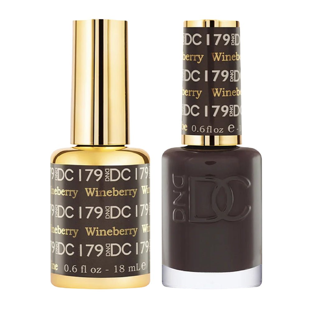 DND DC Gel Nail Polish Duo - 179 Wineberry - DTK Nail Supply