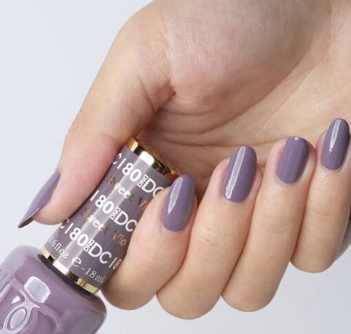 DND DC Gel Nail Polish Duo - 180 Sweet Violet - DTK Nail Supply