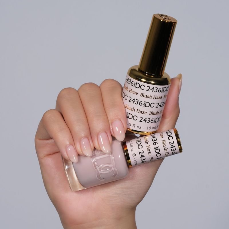 DND DC Gel Nail Polish Duo - 2436 Blush Haze - DTK Nail Supply