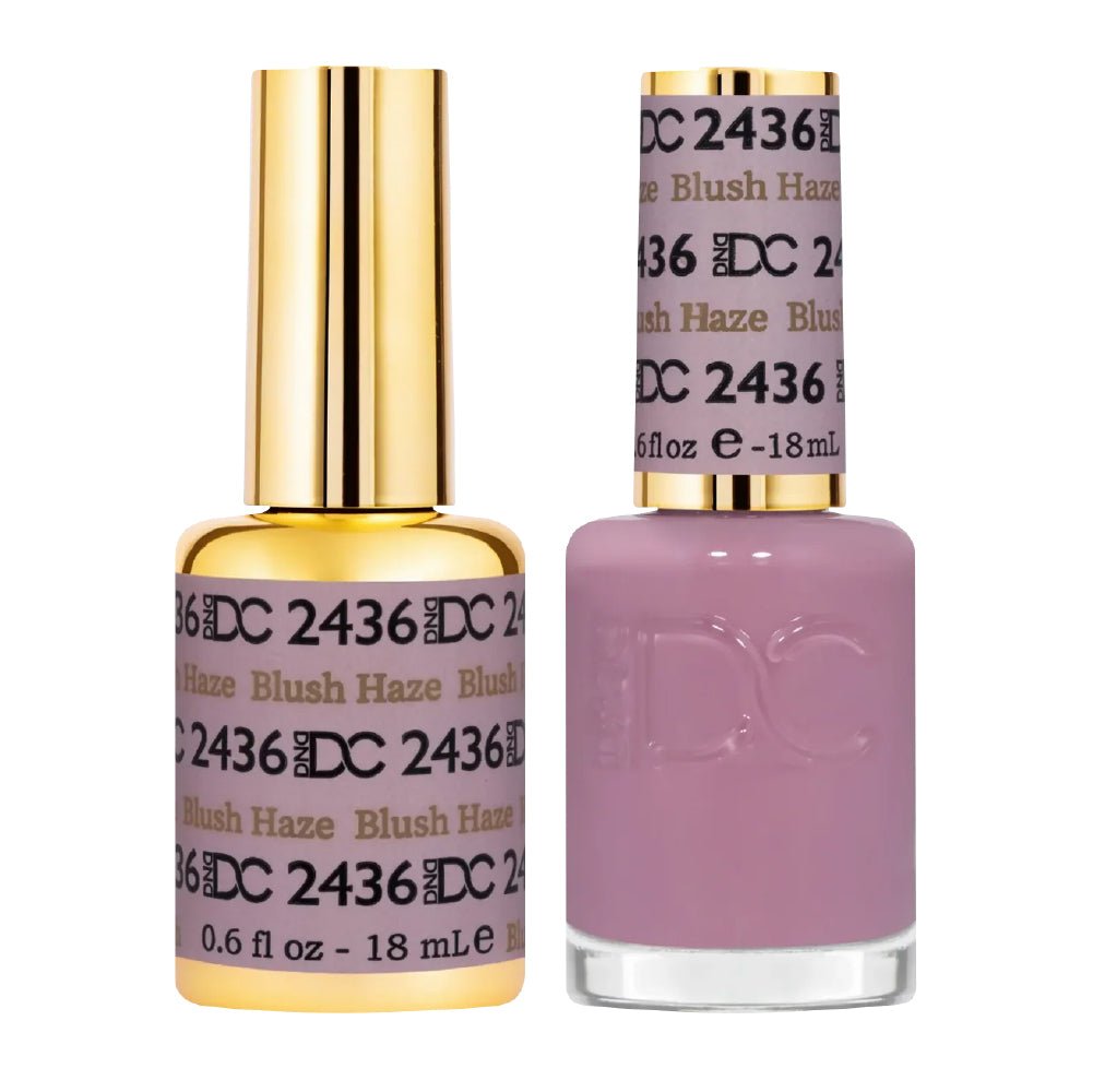 DND DC Gel Nail Polish Duo - 2436 Blush Haze - DTK Nail Supply