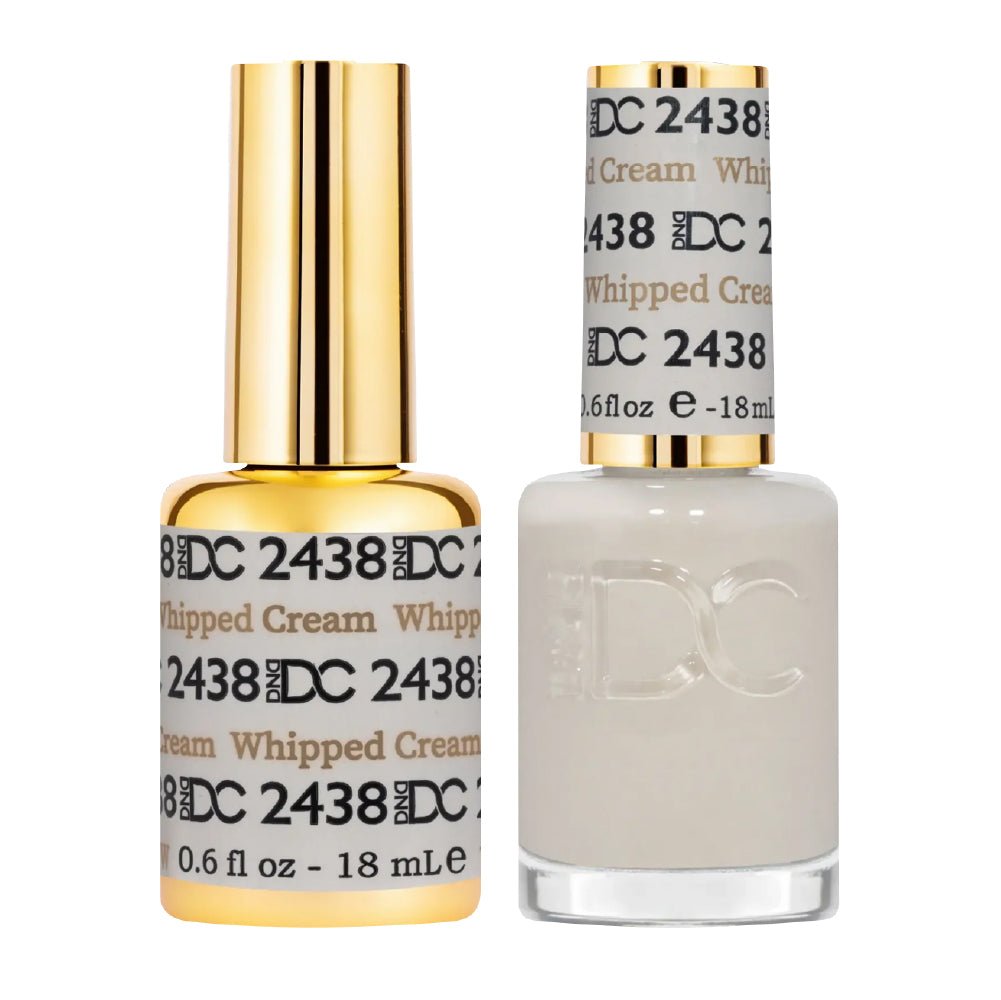 DND DC Gel Nail Polish Duo - 2438 Whipped Cream - DTK Nail Supply