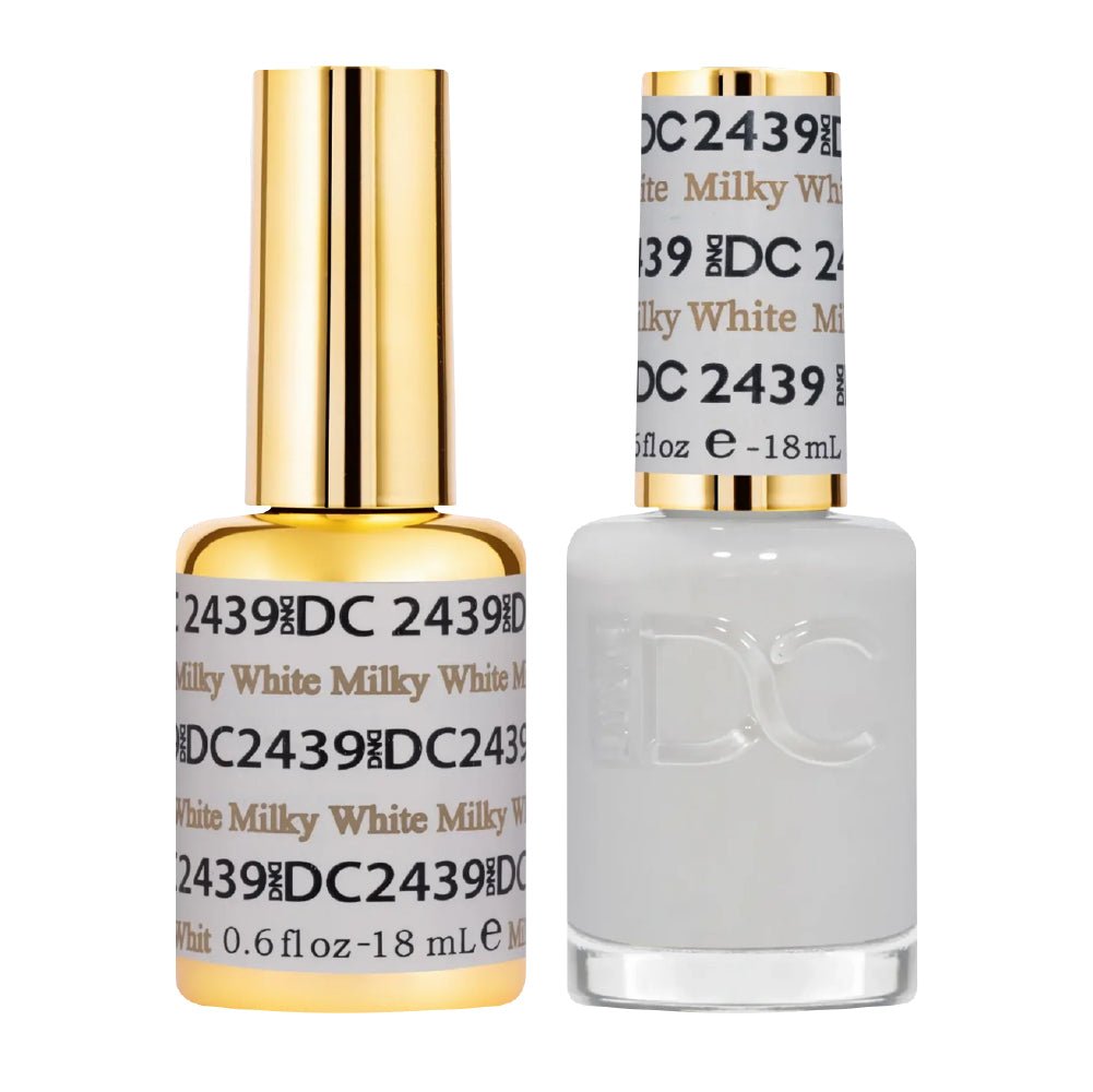 DND DC Gel Nail Polish Duo - 2439 Milky White - DTK Nail Supply